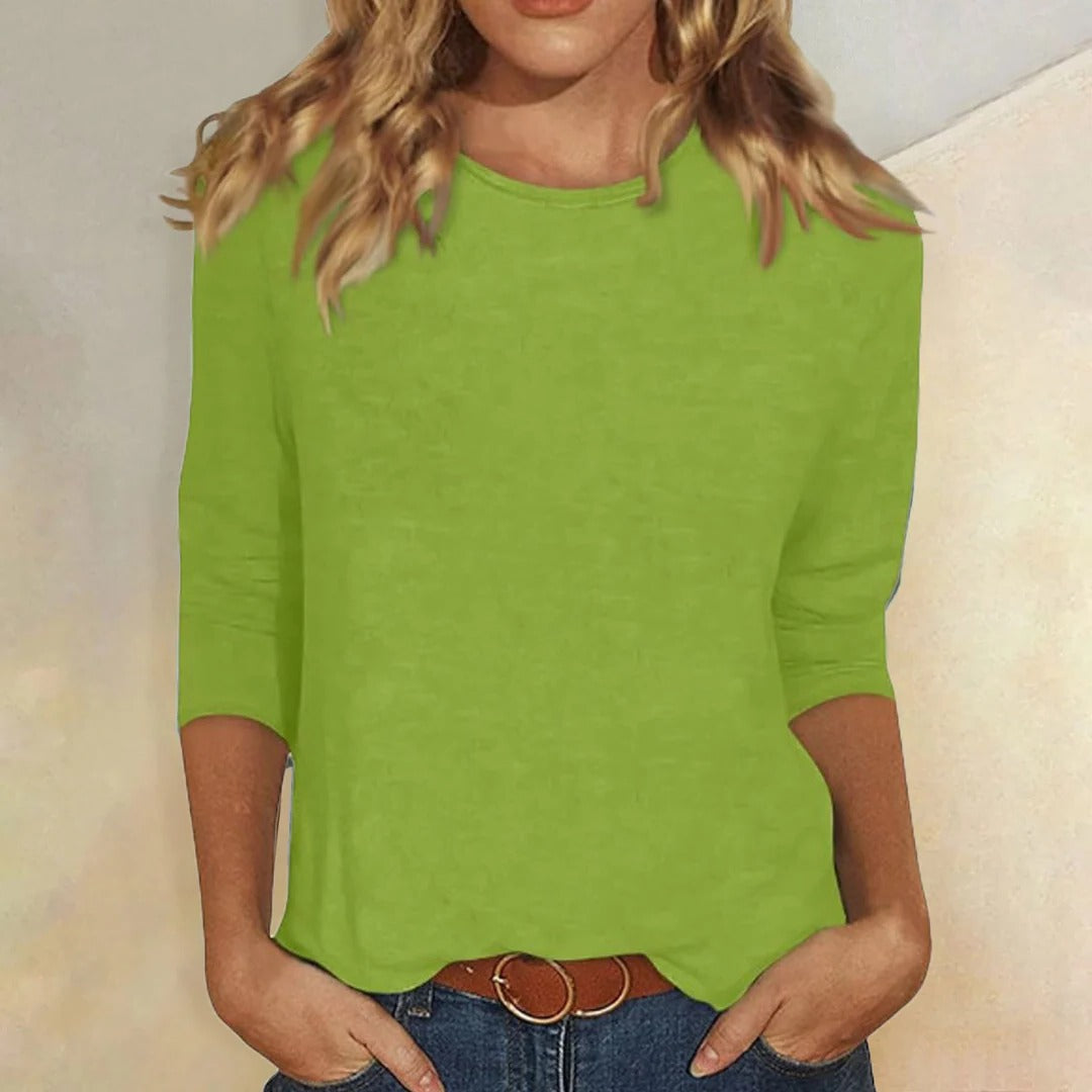 High-Neck Top – Polished Daytime Style