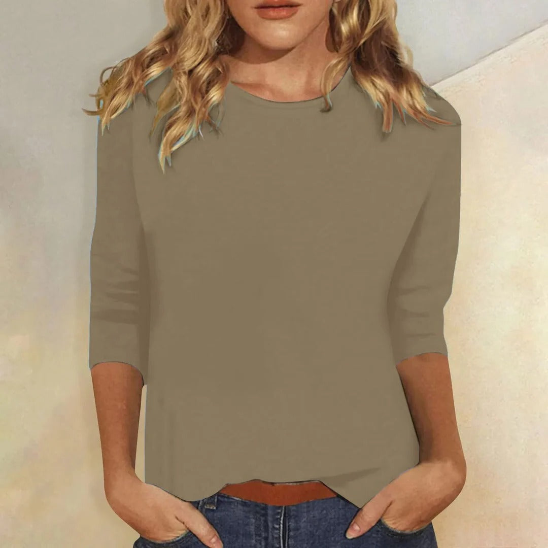High-Neck Top – Polished Daytime Style