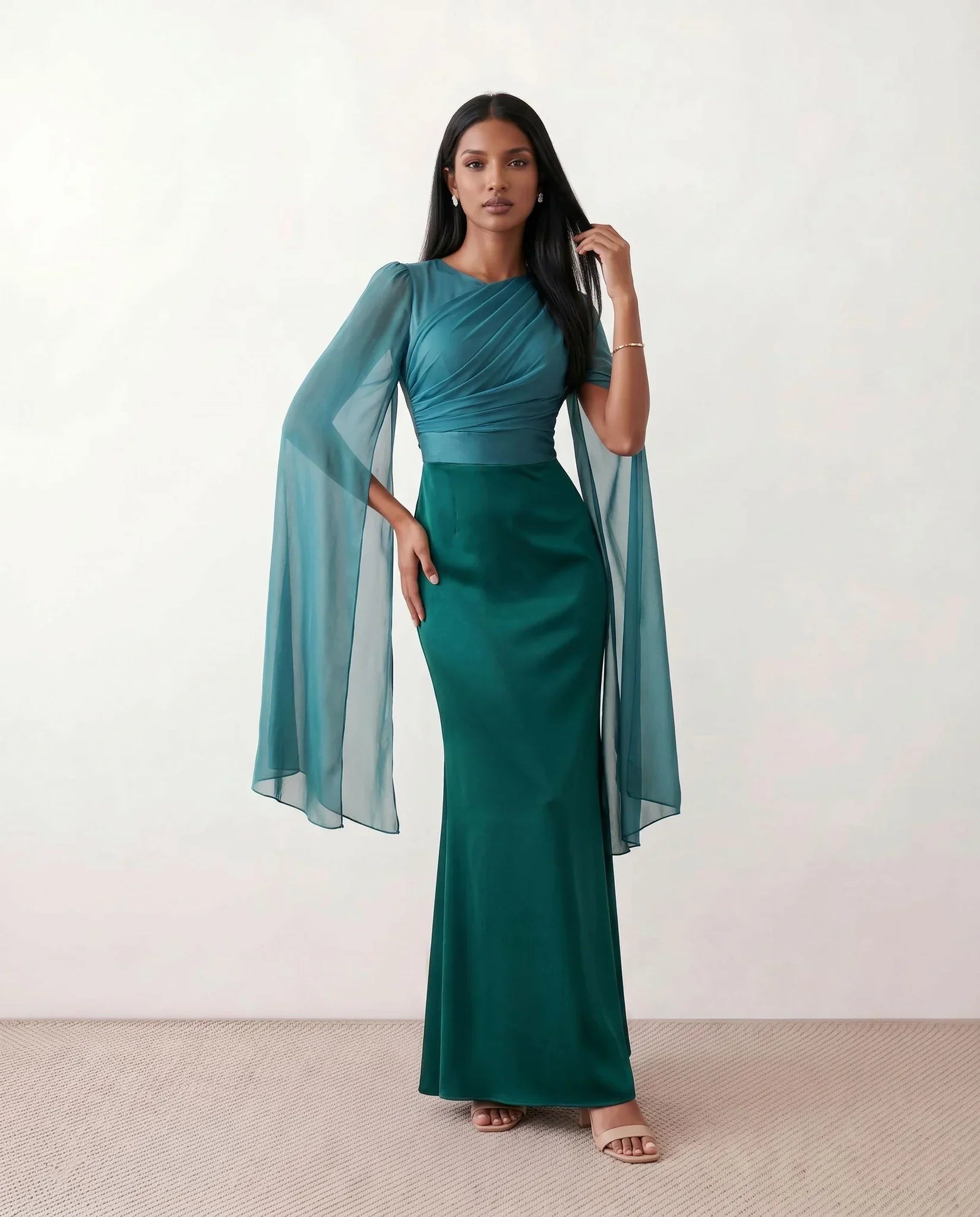Lace Maxi Bodycon Wedding Guest Dress – Elegant Summer Style
