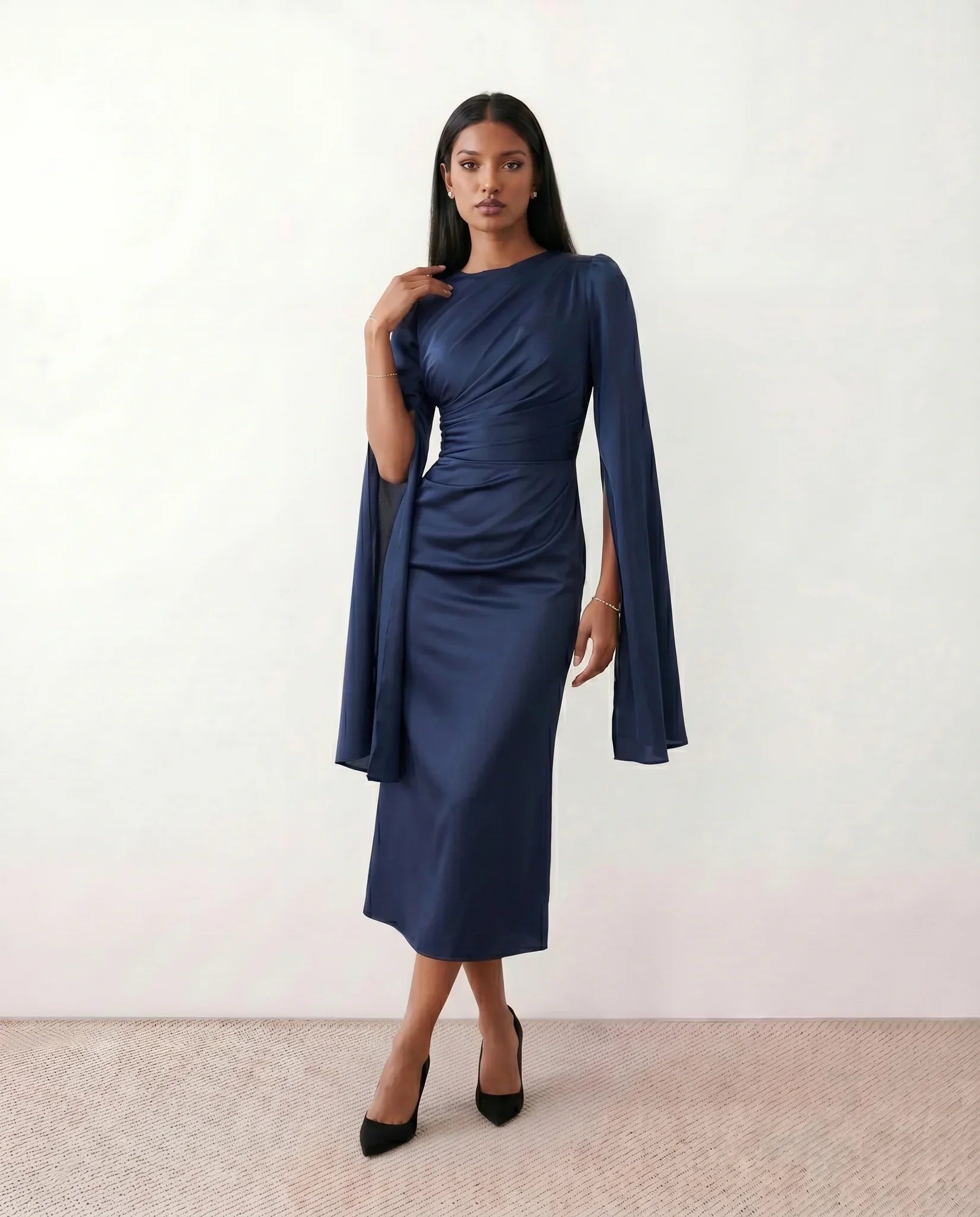 Lace Maxi Bodycon Wedding Guest Dress – Elegant Summer Style