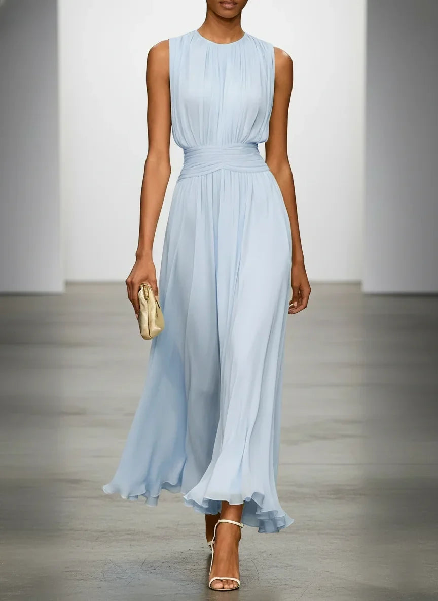 Maxi A-Line Wedding Guest Dress – Refined Occasion Look