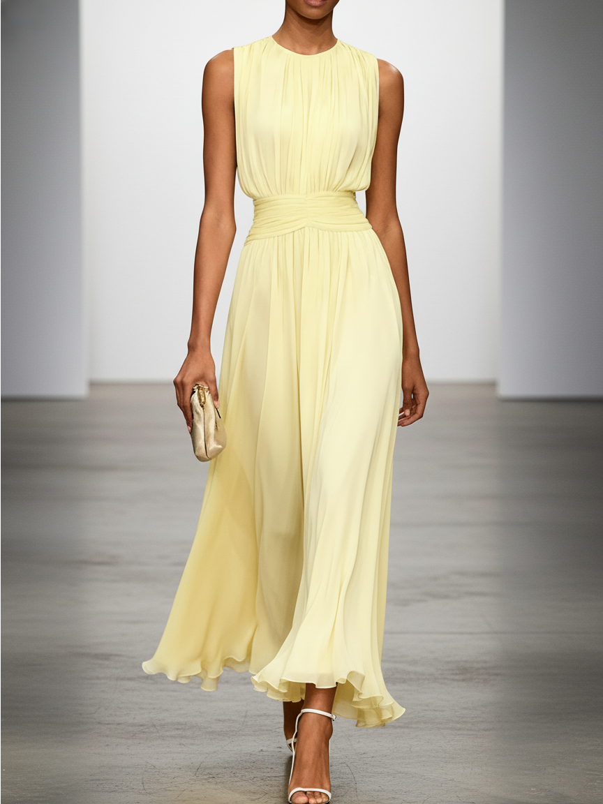 Maxi A-Line Wedding Guest Dress – Refined Occasion Look