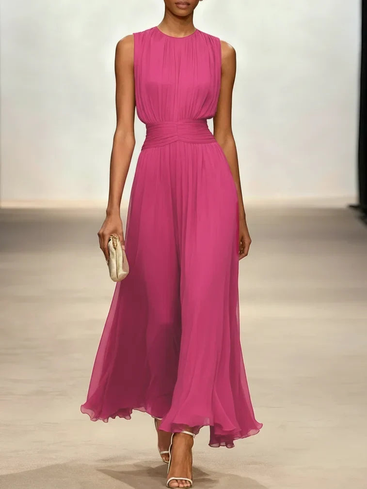 Maxi A-Line Wedding Guest Dress – Refined Occasion Look