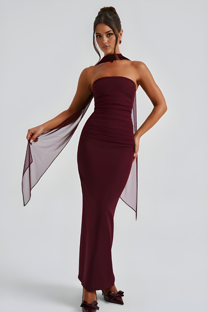Maxi Bodycon Dress – Elegant Occasion Silhouette