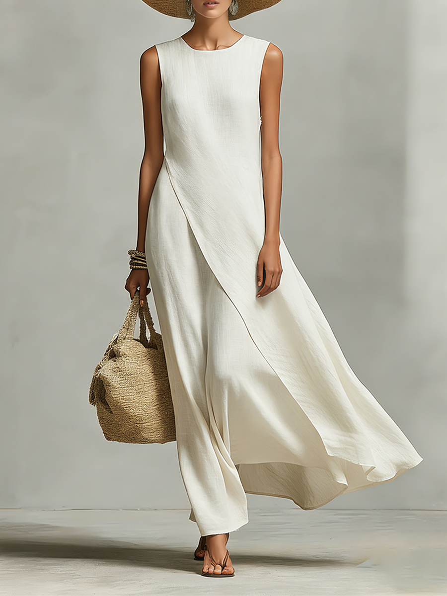 Maxi High-Neck Dress – Easy Warm-Weather Style