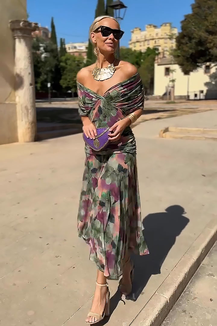 Maxi One-Shoulder Dress – Evening-Ready Elegance
