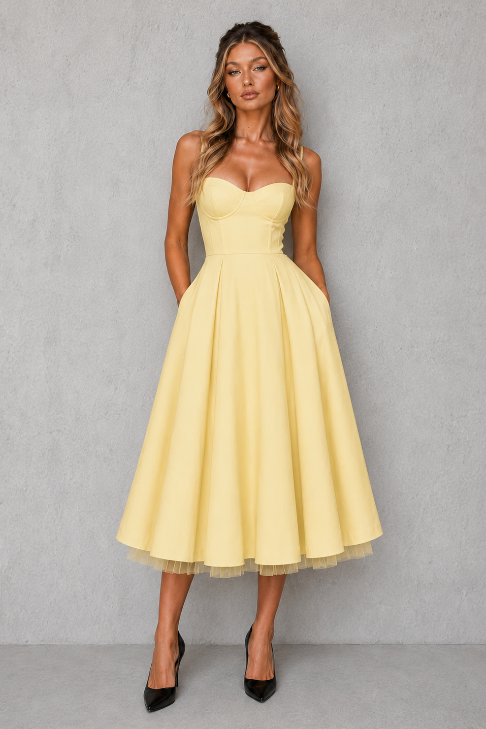 Midi Bodycon Wedding Guest Dress – Refined Occasion Look