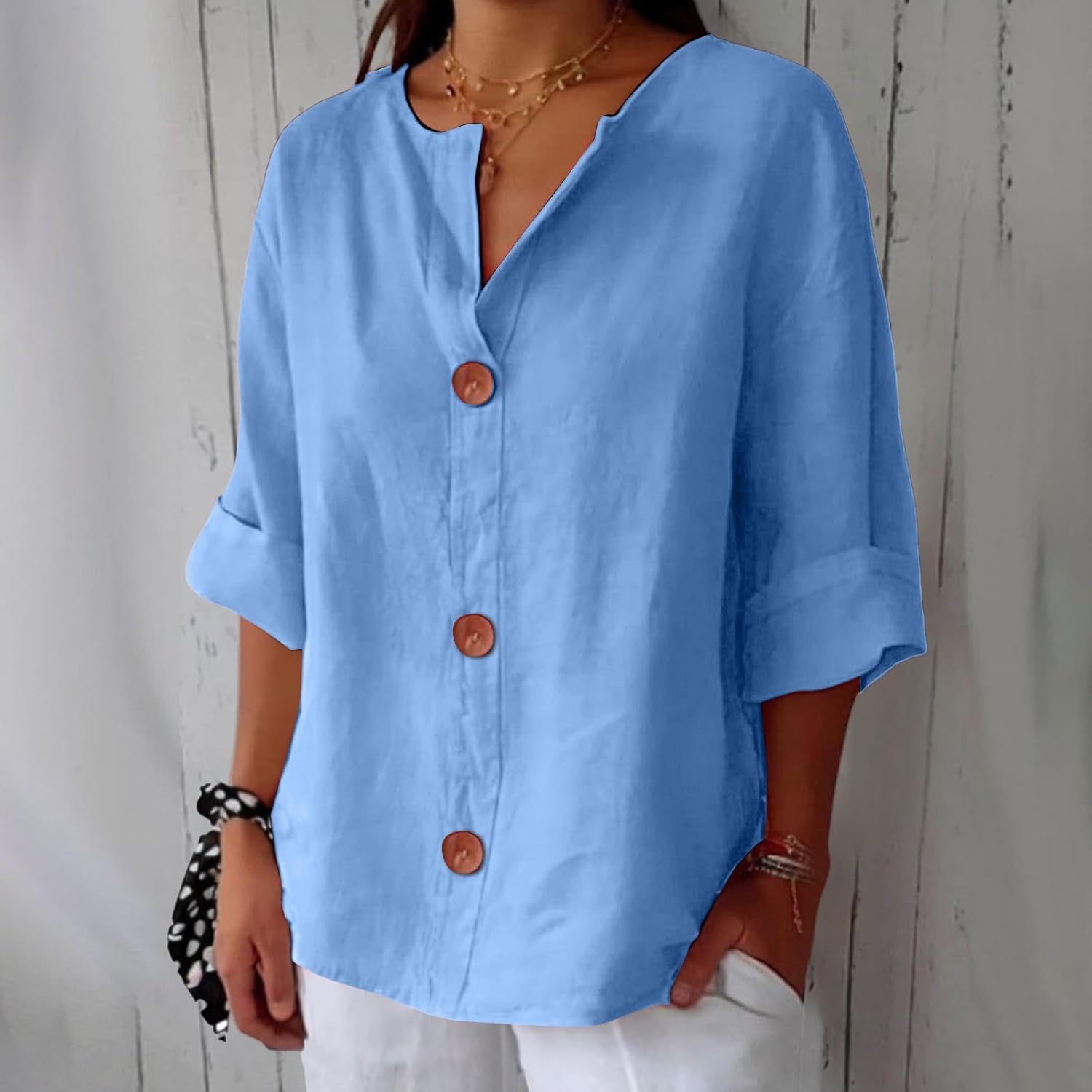 Midi Collared Blouse – Elegant Occasion Silhouette