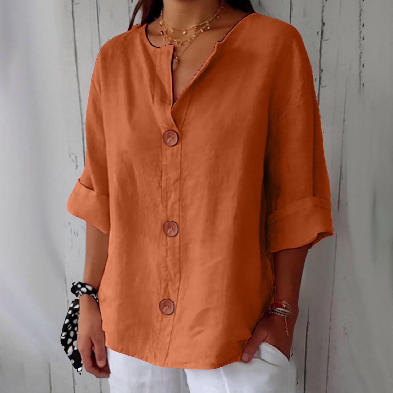 Midi Collared Blouse – Elegant Occasion Silhouette
