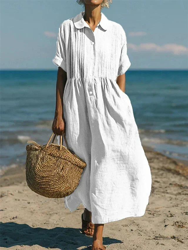 Midi Collared Dress – Easy Everyday Style