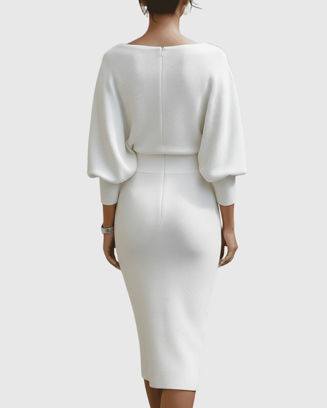Midi Cowl-Neck Dress – Effortless Summer Style