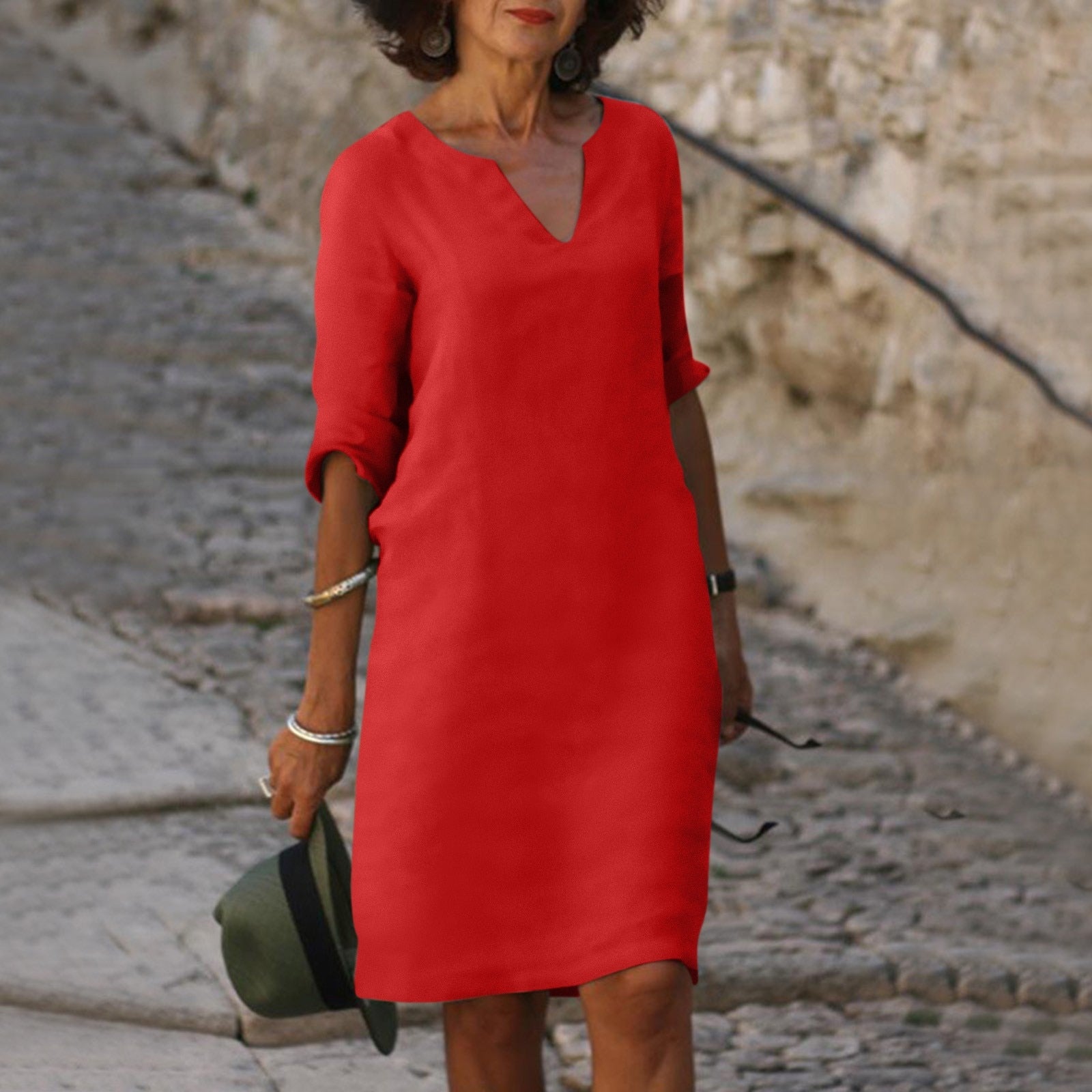 Midi Dress – Relaxed Daytime Look
