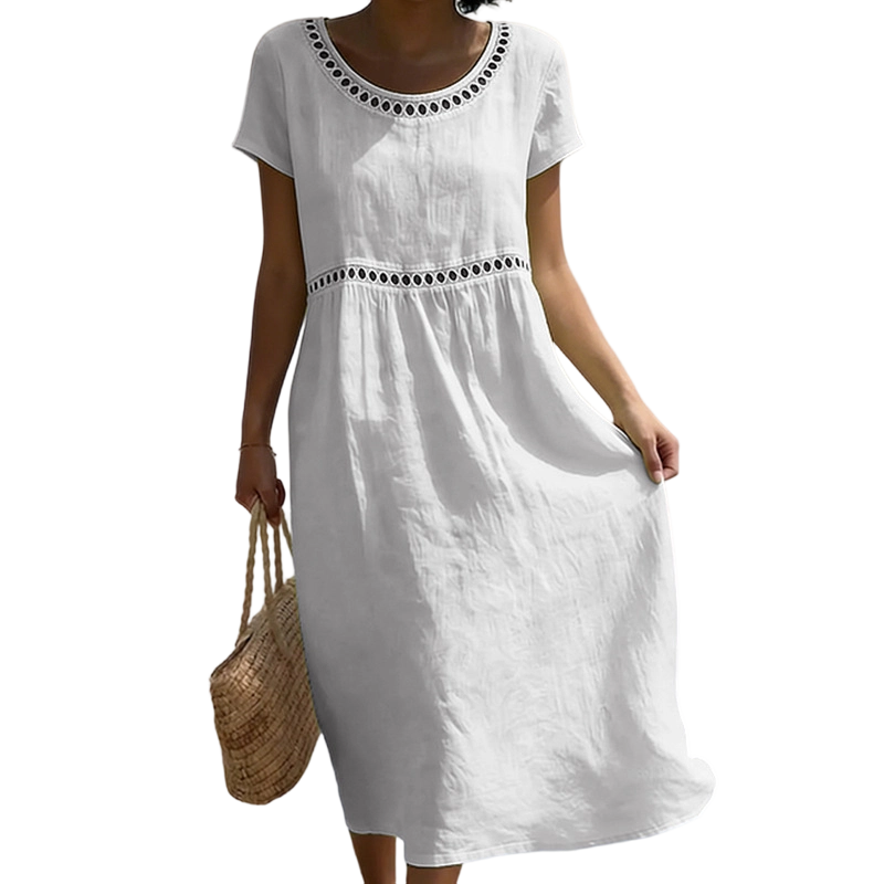 Midi Scooped Dress – Evening-Ready Elegance