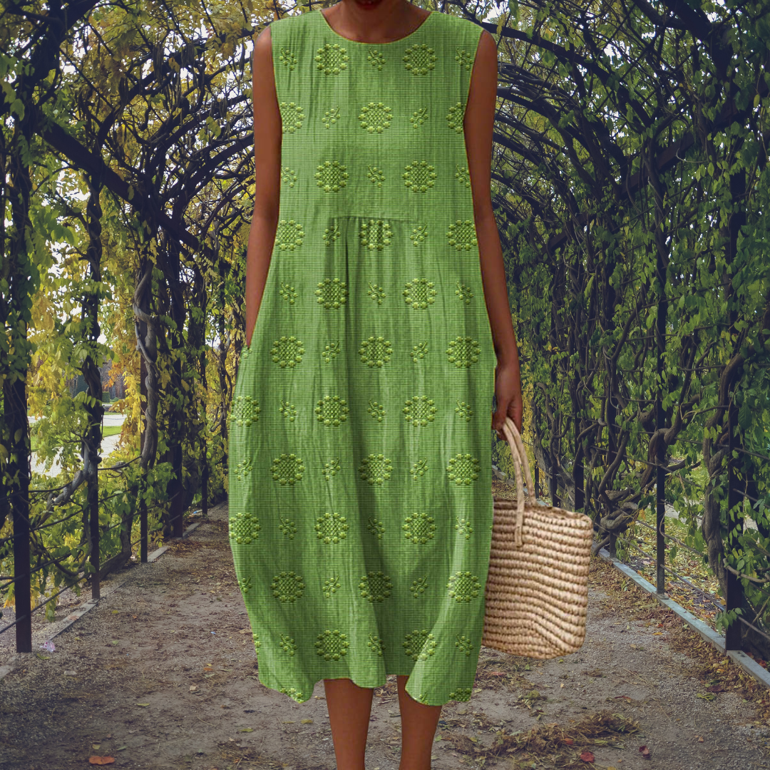 Midi Sleeveless Dress – Evening-Ready Elegance