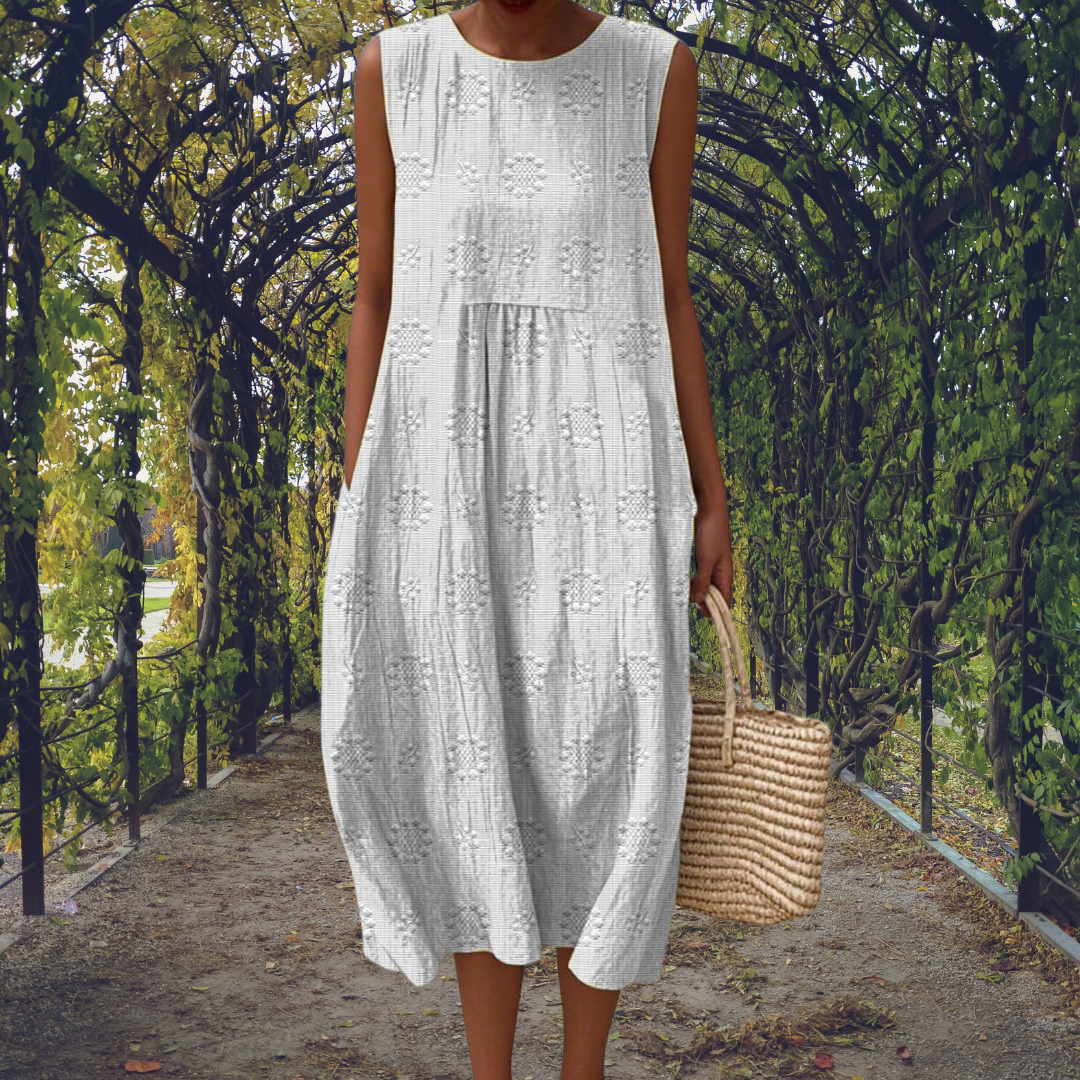 Midi Sleeveless Dress – Evening-Ready Elegance
