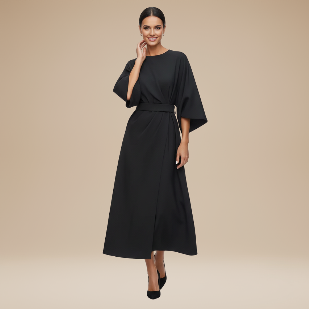 Midi Wrap Dress – Polished Daytime Style