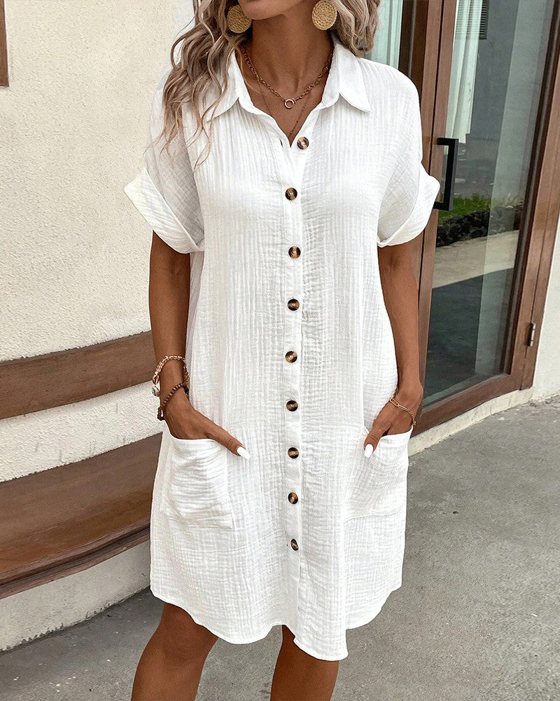 Mini Collared Dress – Effortless Summer Style