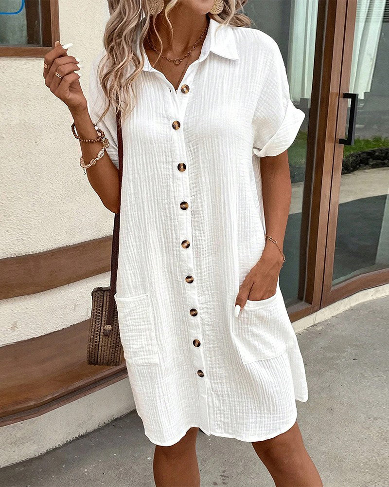 Mini Collared Dress – Effortless Summer Style
