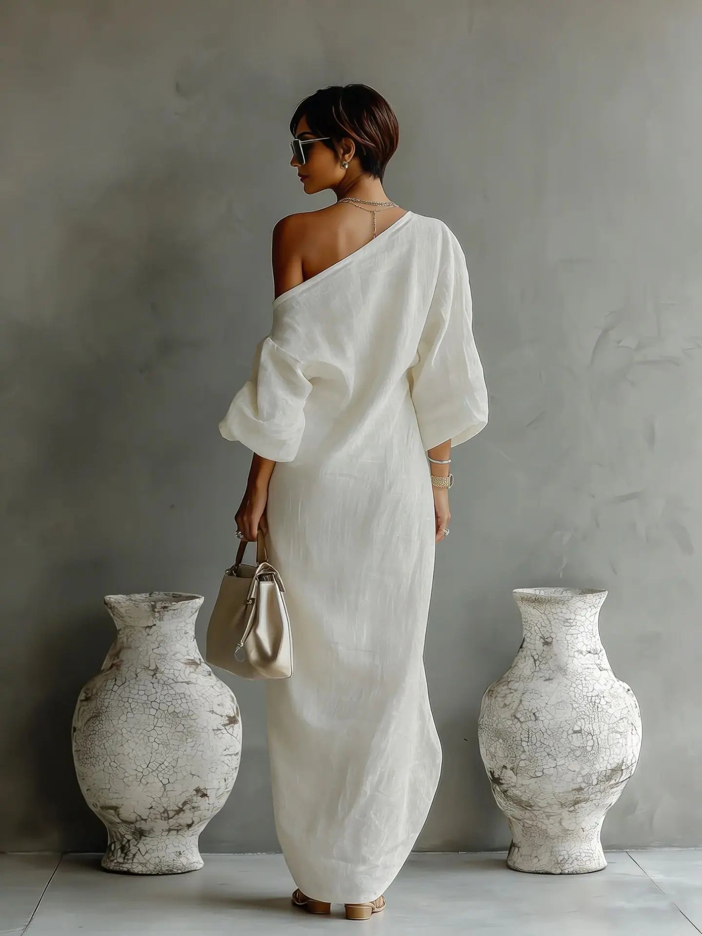 One-Shoulder Dress – Refined Everyday Ease