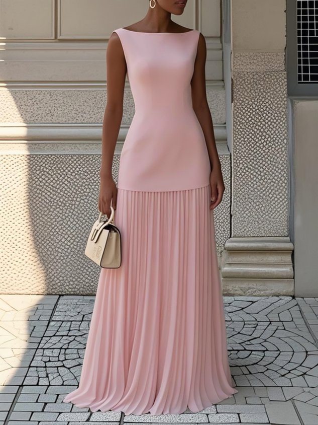 Pleated Dress – Evening-Ready Elegance