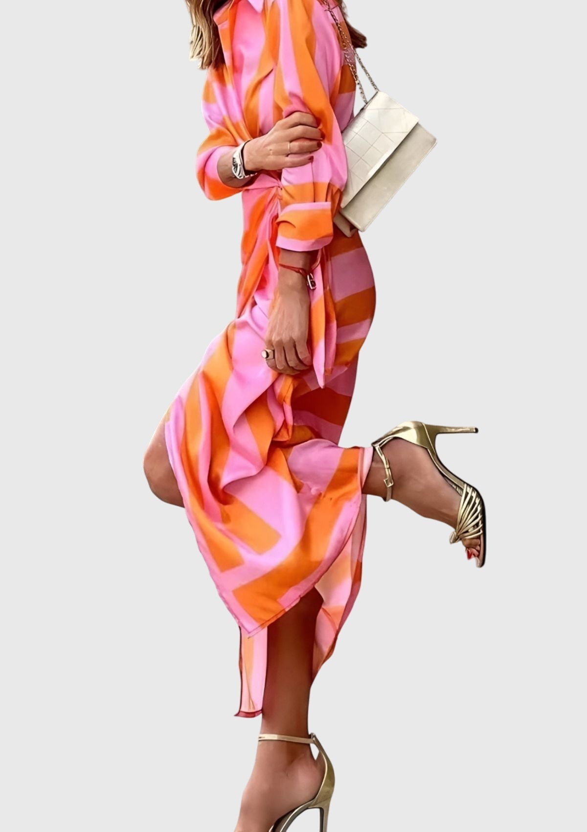 Printed Collared Dress – Effortless Summer Style