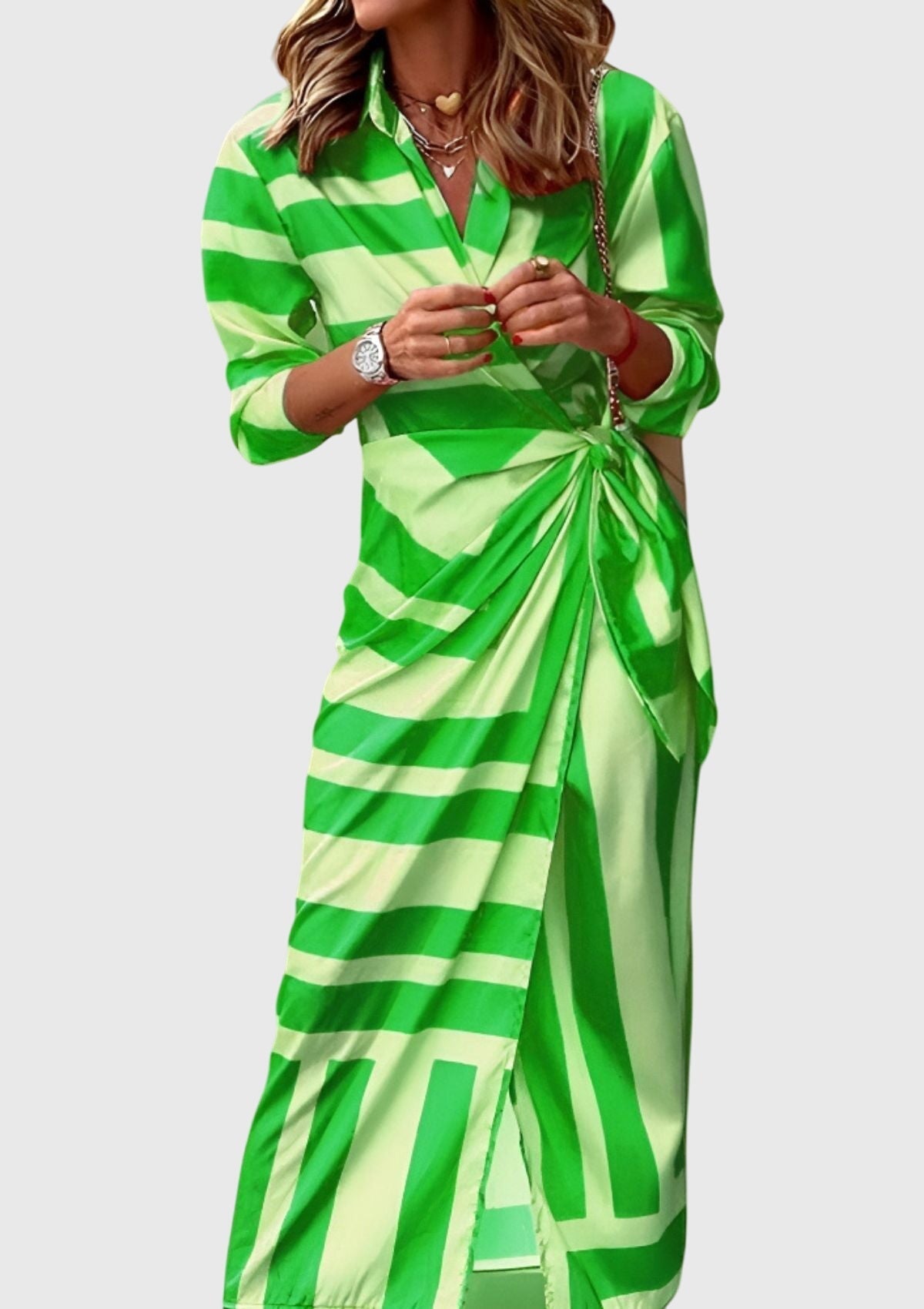 Printed Collared Dress – Effortless Summer Style