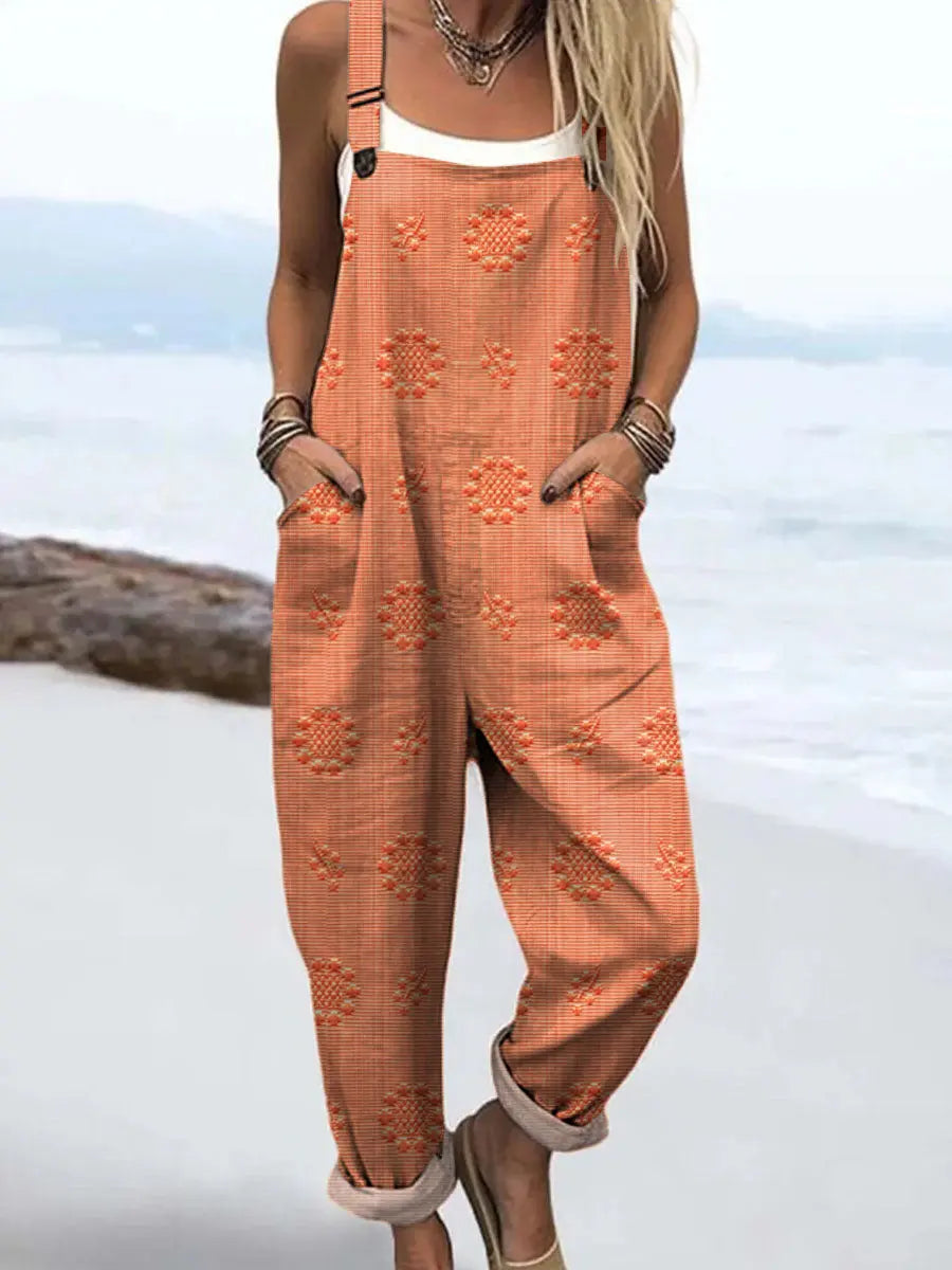 Printed Jumpsuit – Elegant Warm-Weather Look
