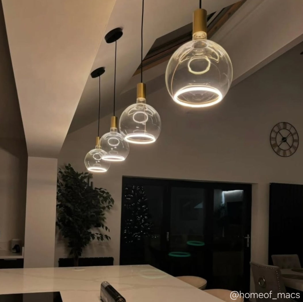 Modern Pendant Light Fixture – Hanging Ceiling Light for Kitchen Island, Bedside & Hallway