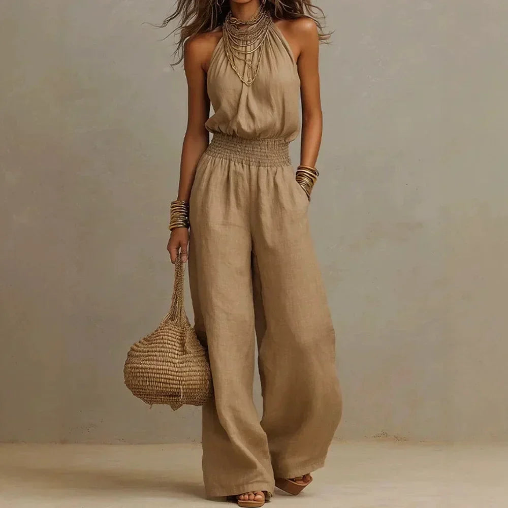 Smock Jumpsuit – Evening-Ready Elegance