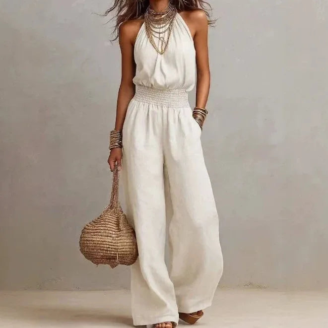 Smock Jumpsuit – Evening-Ready Elegance