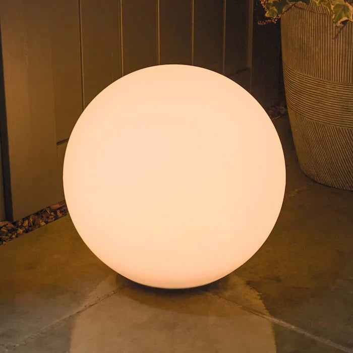 LED Outdoor Globe Light – Rechargeable Waterproof Garden Light