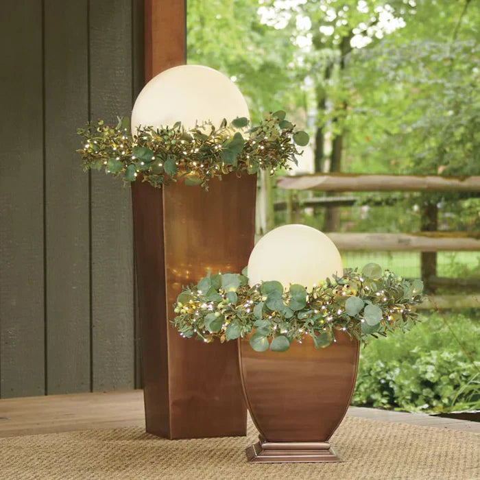 LED Outdoor Globe Light – Rechargeable Waterproof Garden Light