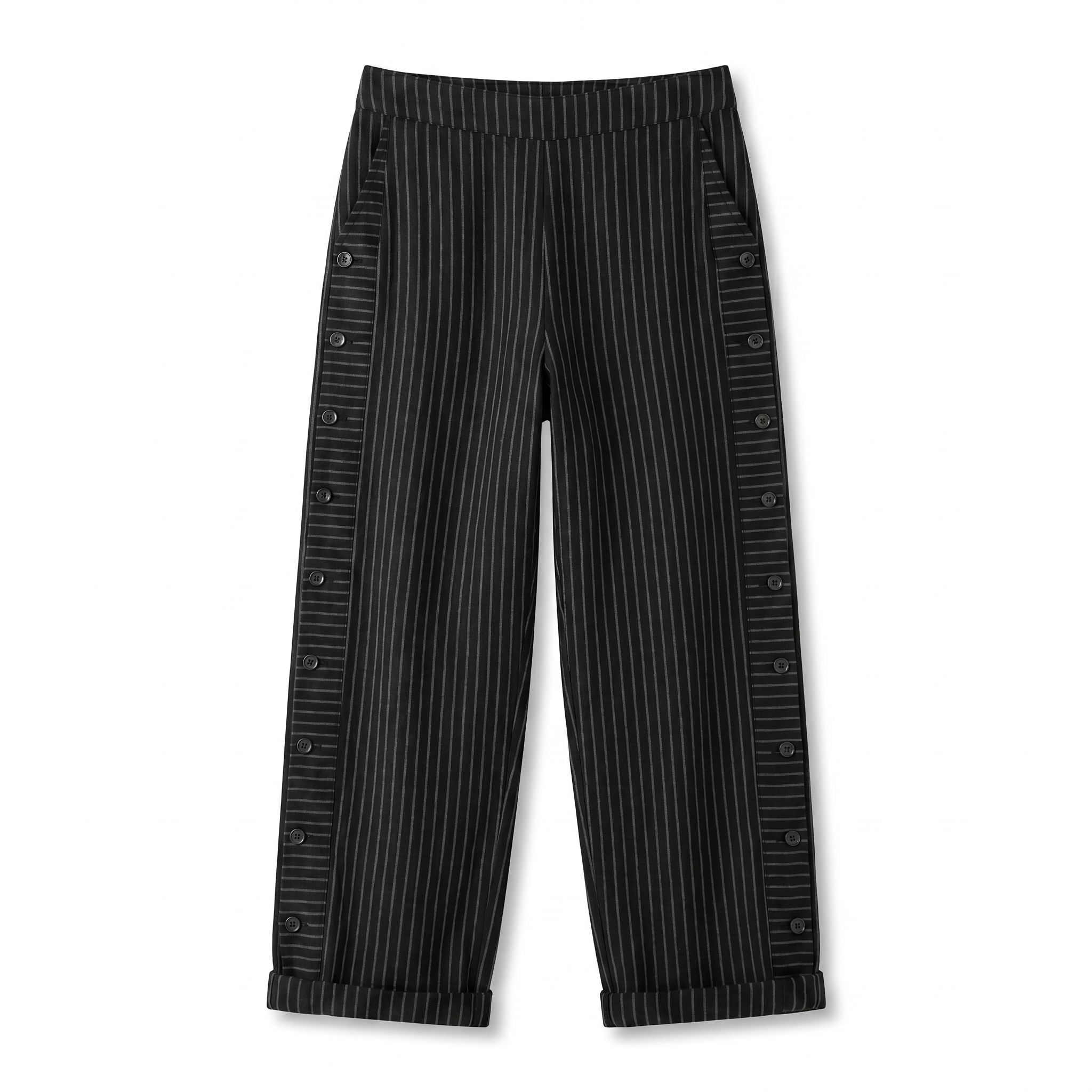 Striped Straight-Leg Trousers – Easy Summer Style