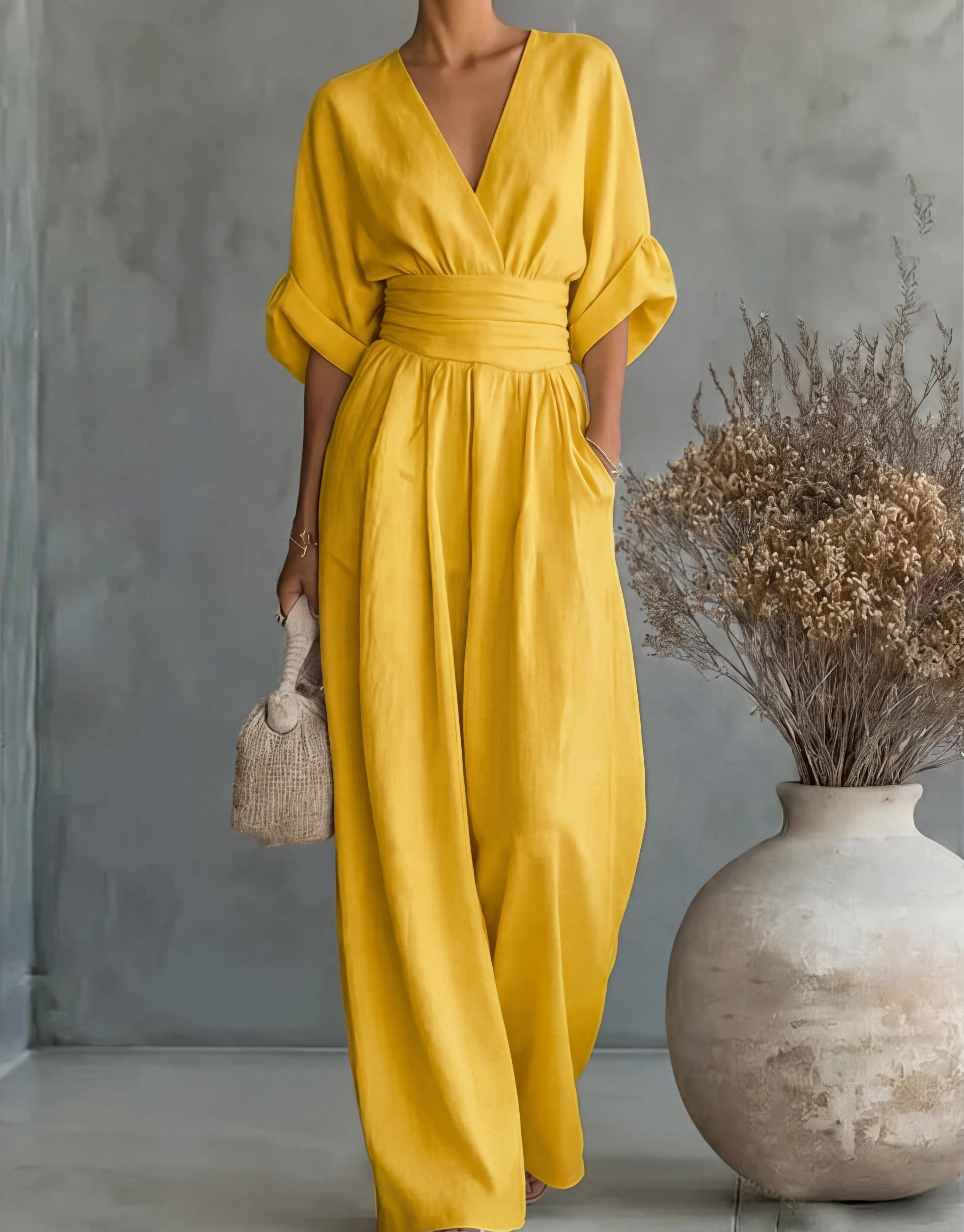 Wrap Jumpsuit – Elegant Occasion Silhouette