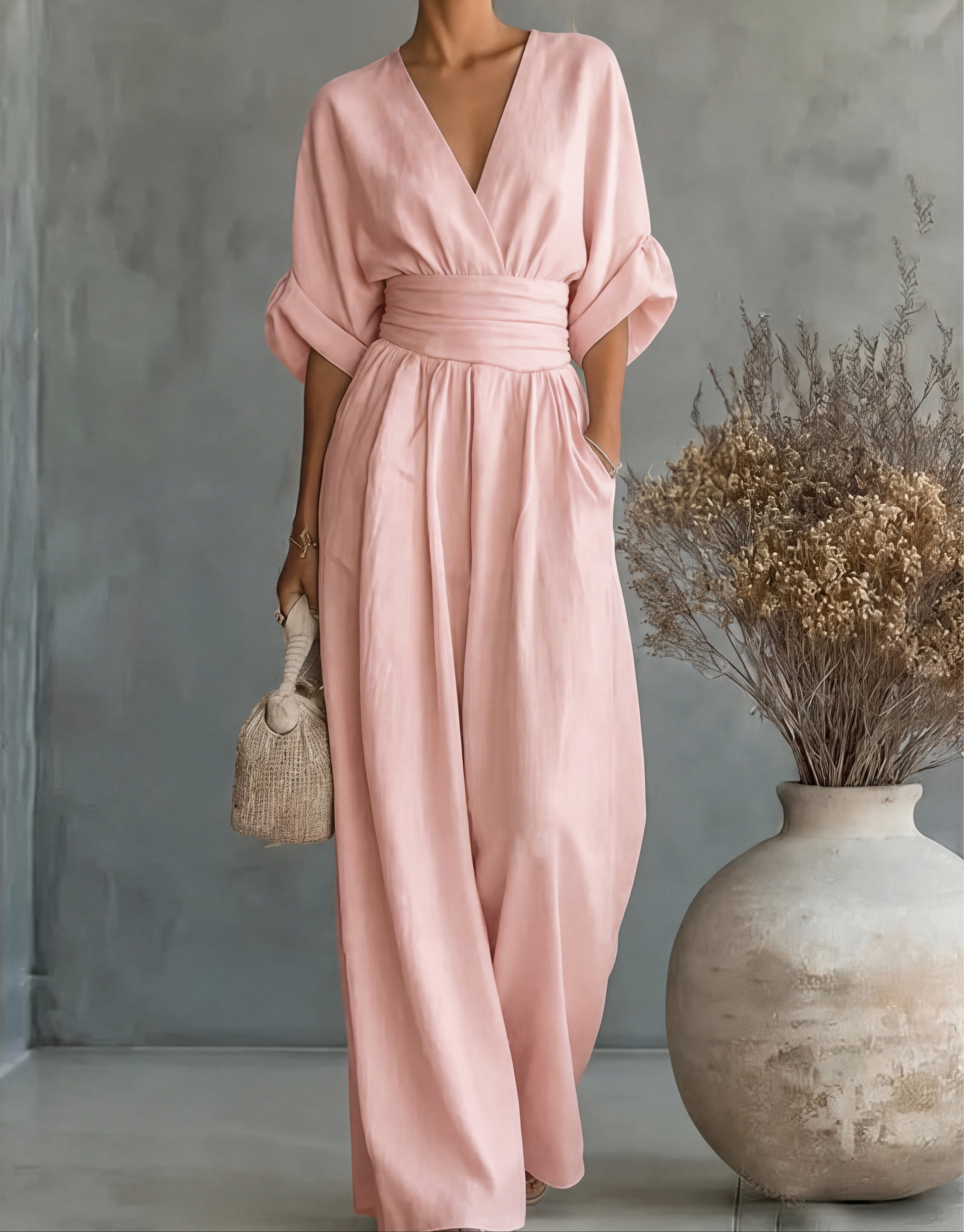 Wrap Jumpsuit – Elegant Occasion Silhouette