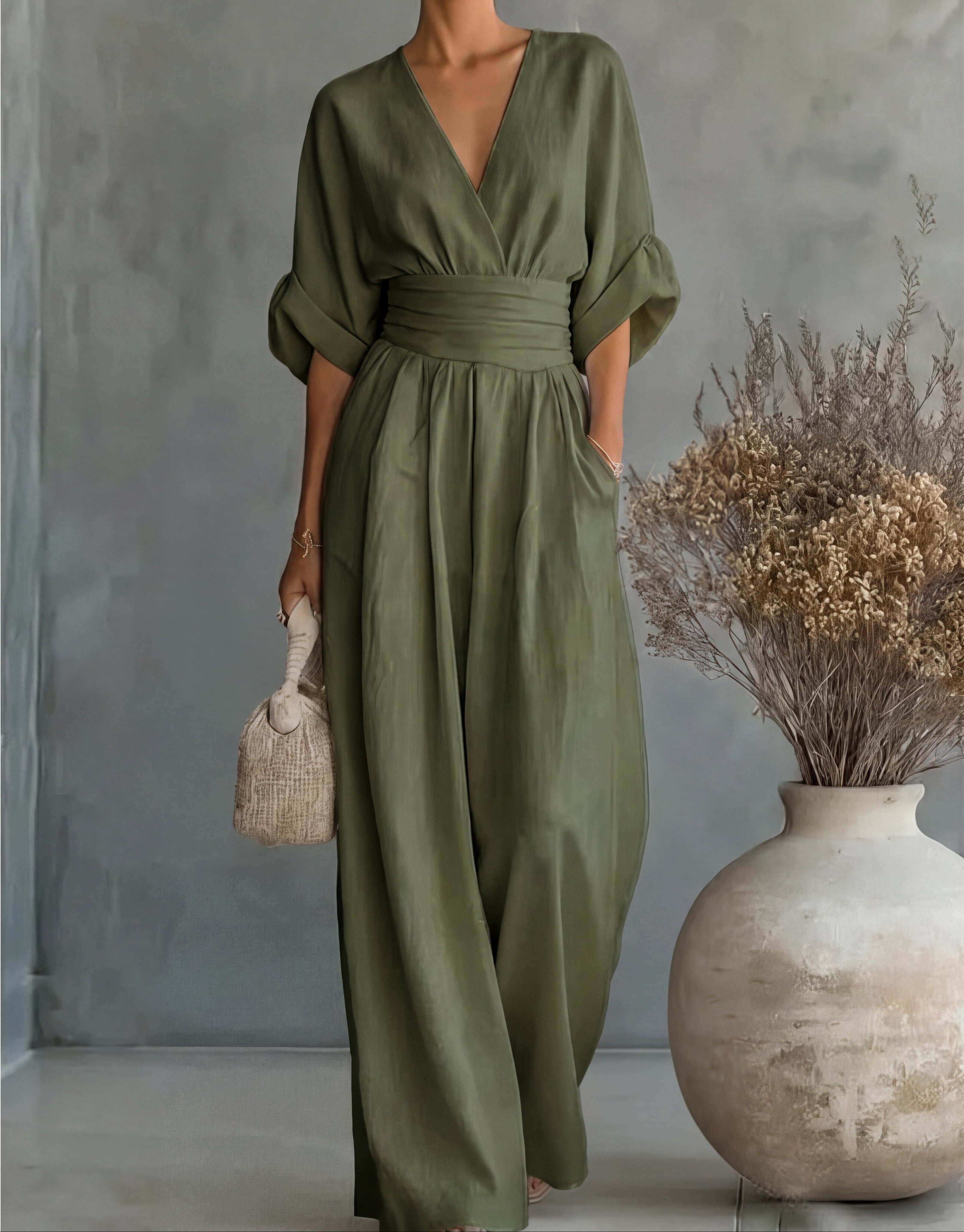 Wrap Jumpsuit – Elegant Occasion Silhouette